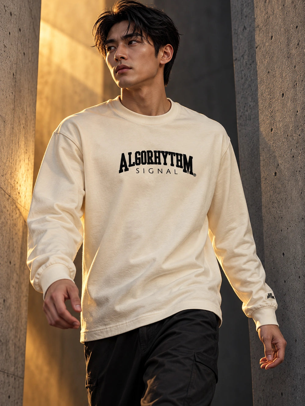 ALGORHYTHM SIGNAL: Foundation Long Sleeve Tee