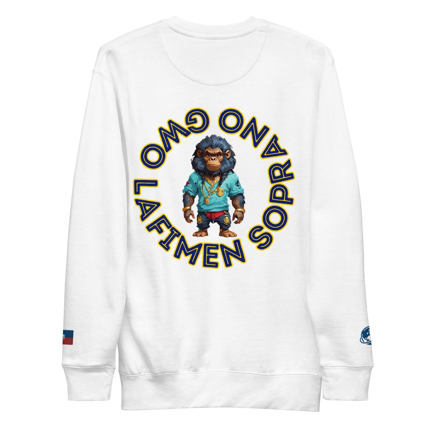 BigSmoke Soprano Clothing: BigSmoke Soprano Worldwide Collection: Heritage Sweatshirt (Haitian Creole Edition