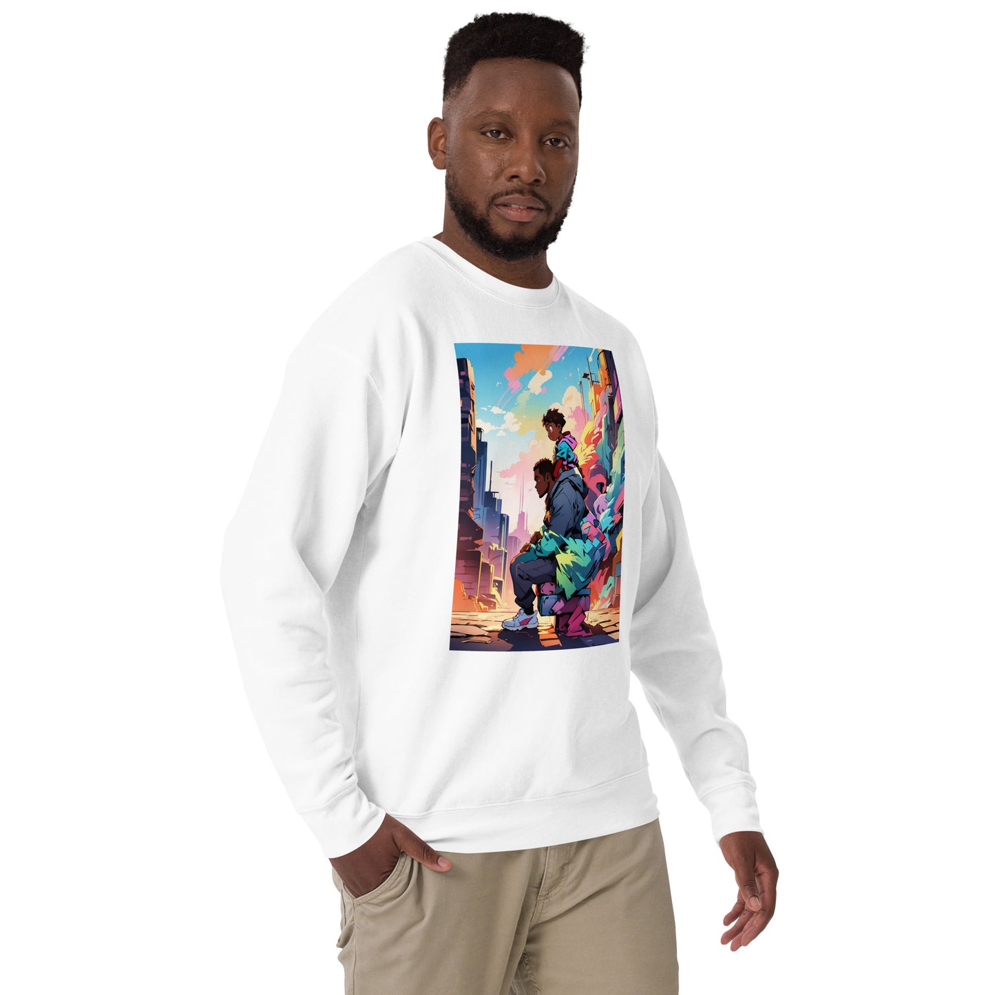 BigSmoke Soprano Clothing: The Protector Unisex Premium Sweatshirt