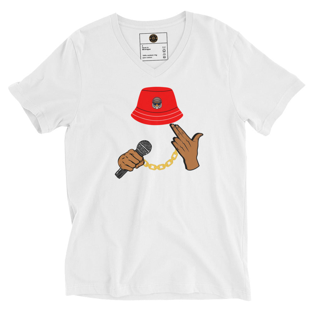 Algorhythm: HH50th Legacy Unisex Short Sleeve V-Neck T-Shirt