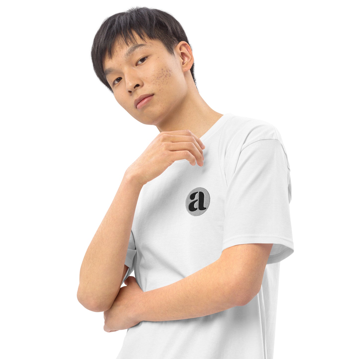 Algorhythm: Signal Noir Embroidered T-Shirt