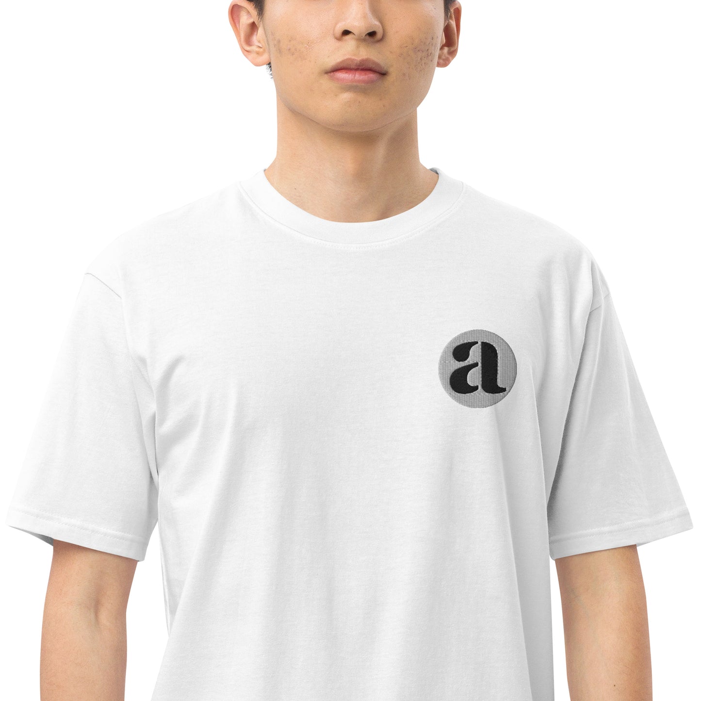 Algorhythm: Signal Noir Embroidered T-Shirt