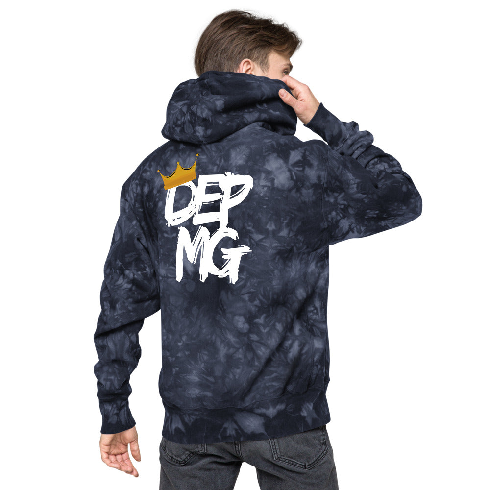 RF84U: DEPMG: The Artist is the Business Unisex Champion tie-dye Hoodie