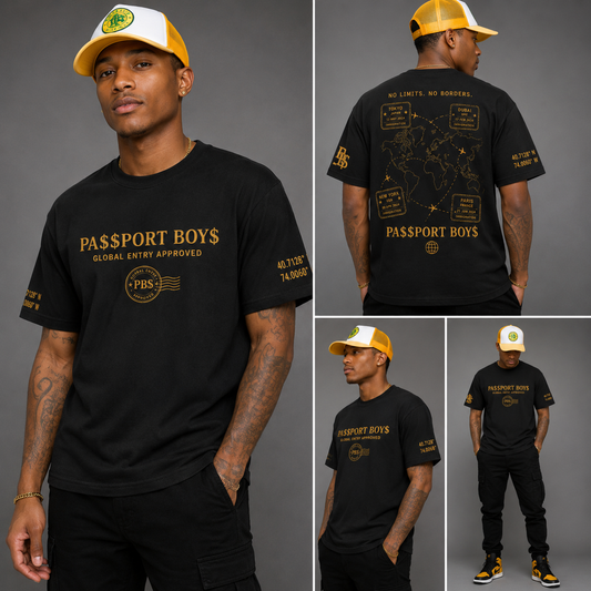 BigSmoke Soprano Clothing: PA$$PORT BOY$ Global Tee