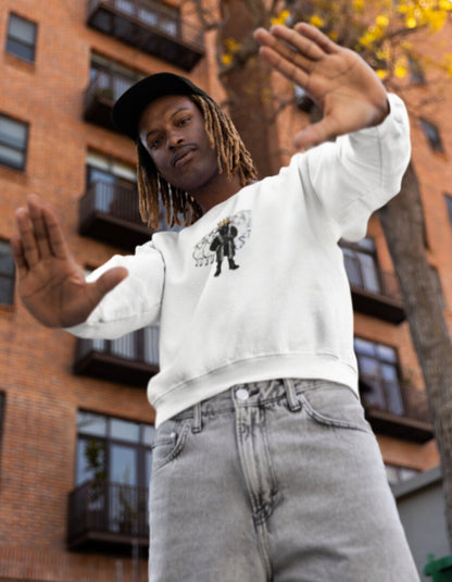 BigSmoke Soprano Clothing: Black Sheep Crewneck Long Sleeve Sweatshirt