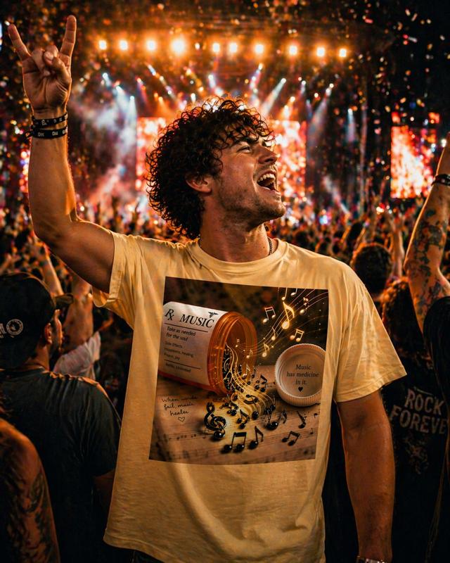 BigSmoke Soprano Clothing: Music is Medicine Tee