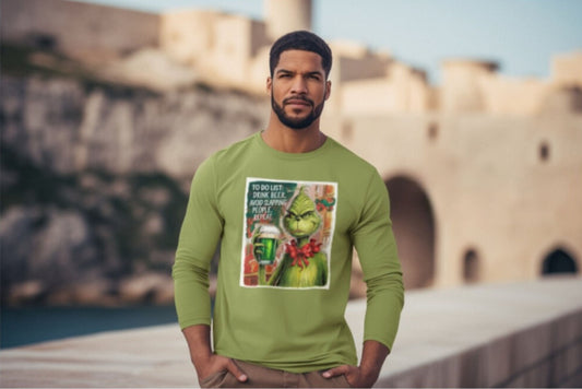 BigSmoke Soprano Clothing: Grinch Christmas Long Sleeve Tee