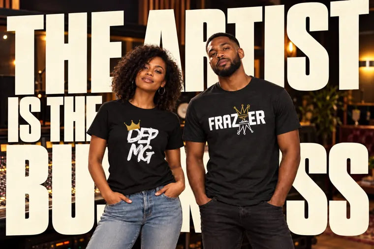 RichFraZ DEPMG — THE ARTIST IS THE BUSINESS behind two models
