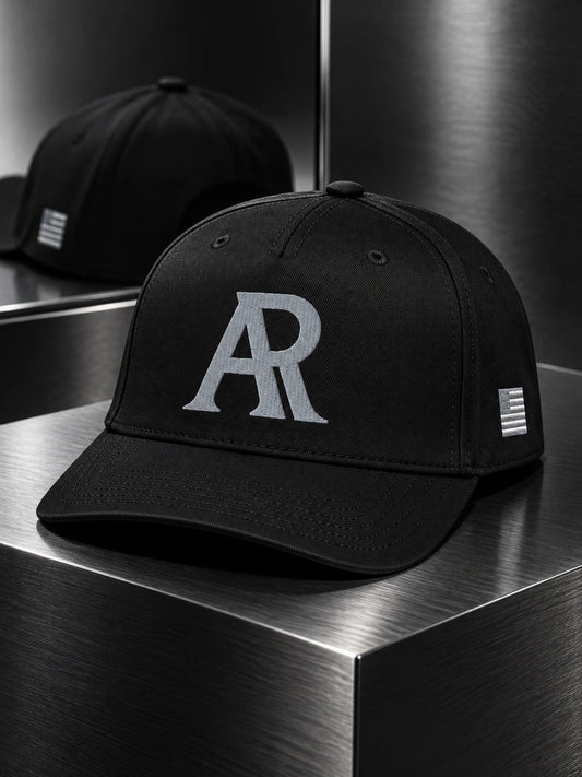 Algorhythm: RAW 5 Panel Hat — AI-generated editorial campaign image