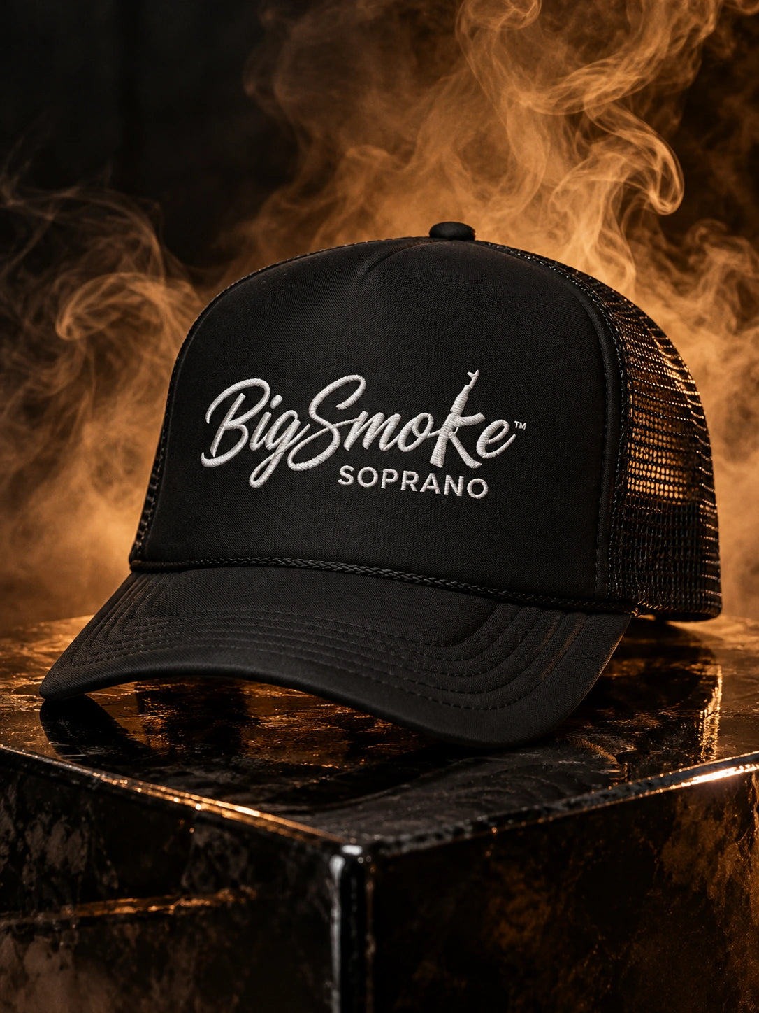 BigSmoke Soprano Clothing: New Logo Trucker