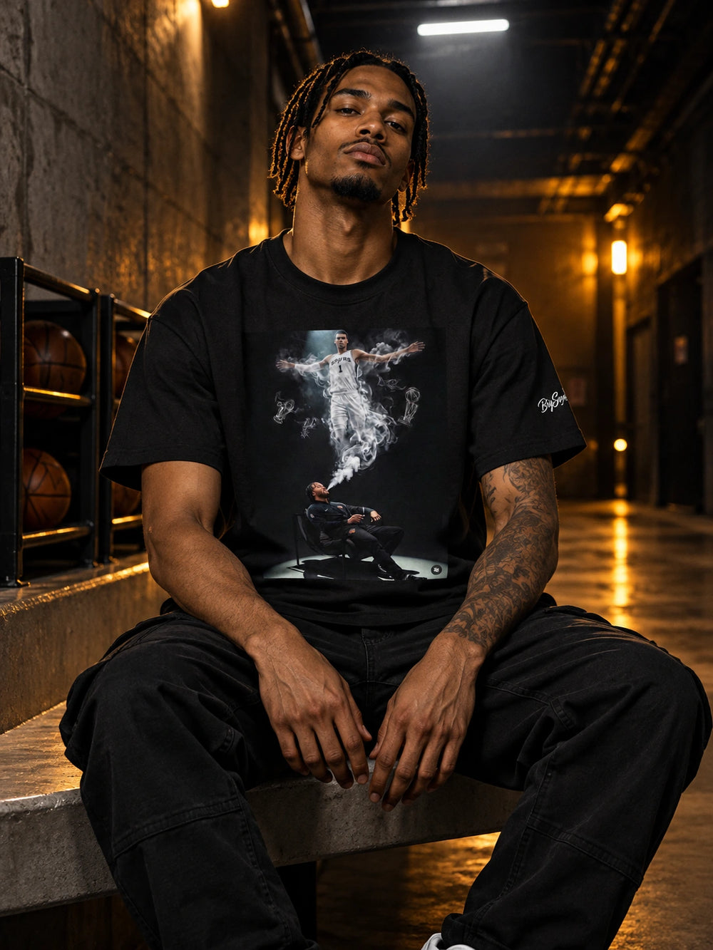 BigSmoke Soprano Clothing: Smoking on that Wemby Pack Tee