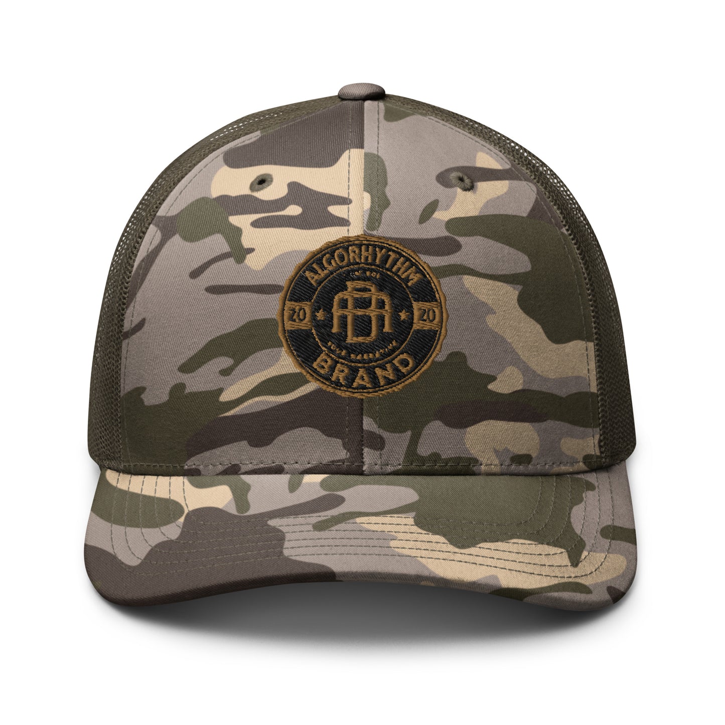 Algorhythm: The Badge Camouflage Trucker Hat