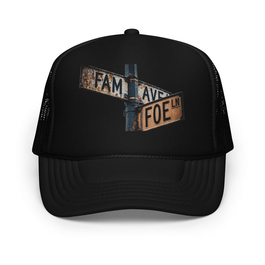 BigSmoke Soprano Clothing: Corner of FAM AVE & FOE LN Trucker Hat