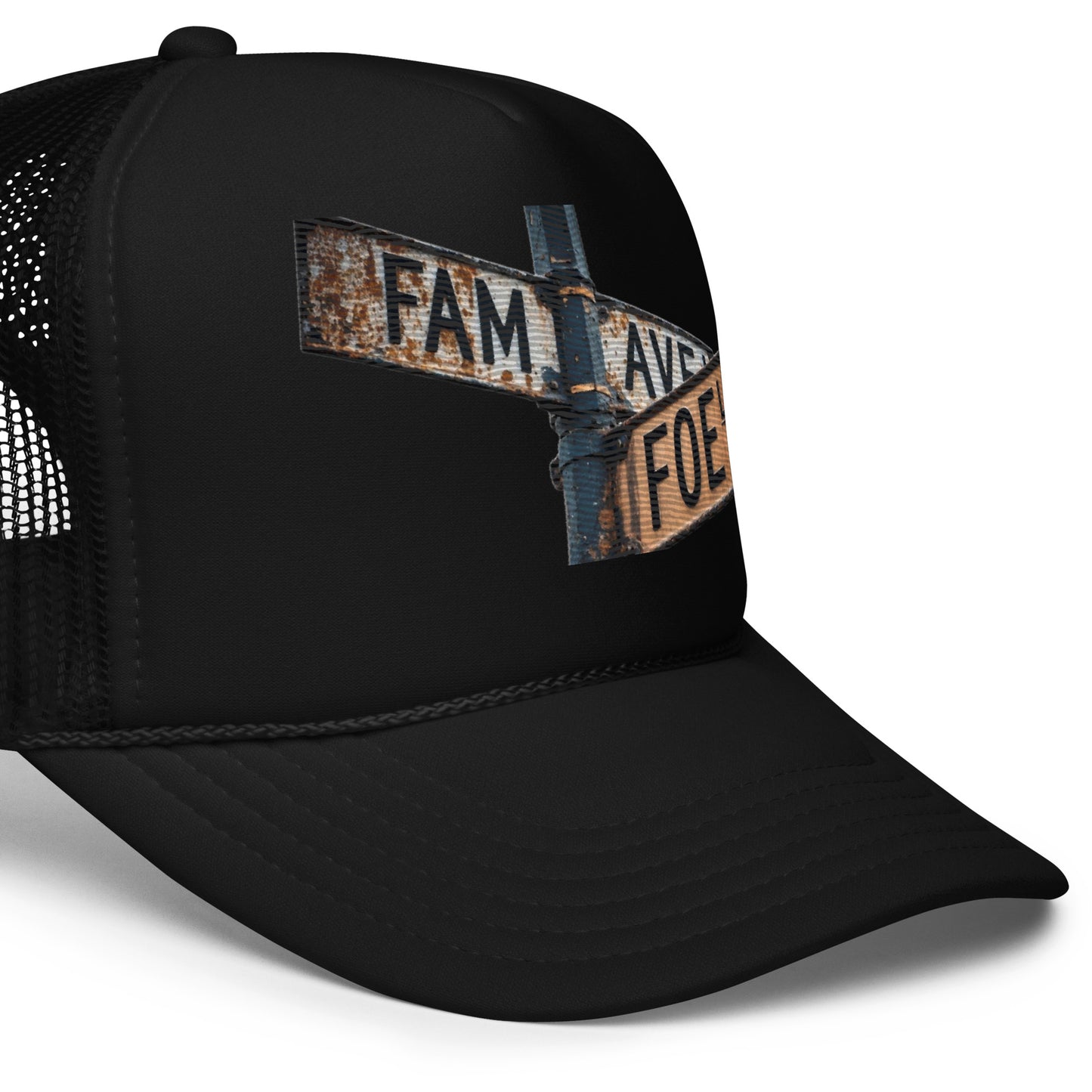 BigSmoke Soprano Clothing: Corner of FAM AVE & FOE LN Trucker Hat