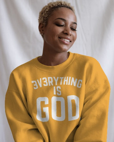 BigSmoke Soprano Clothing: 3v3rthing is God Crewneck Sweatshirt