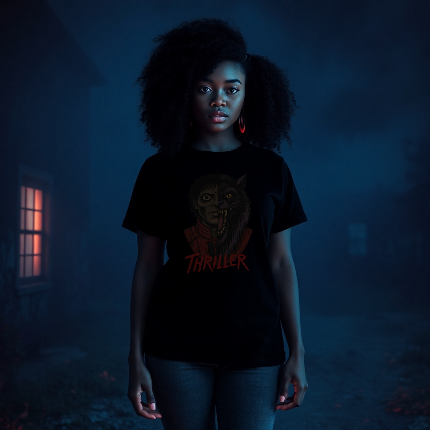 Algorhythm: MJ Thriller Split Face Tee