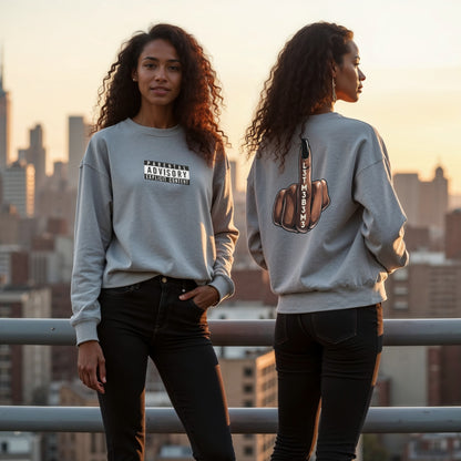 BigSmoke Soprano Clothing: L3T M3 B3 ME Crewneck Sweatshirt (Ladies Edition)