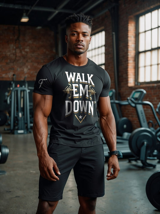 Frazier Athletics: Walk Em Down Barbell Classic Tee