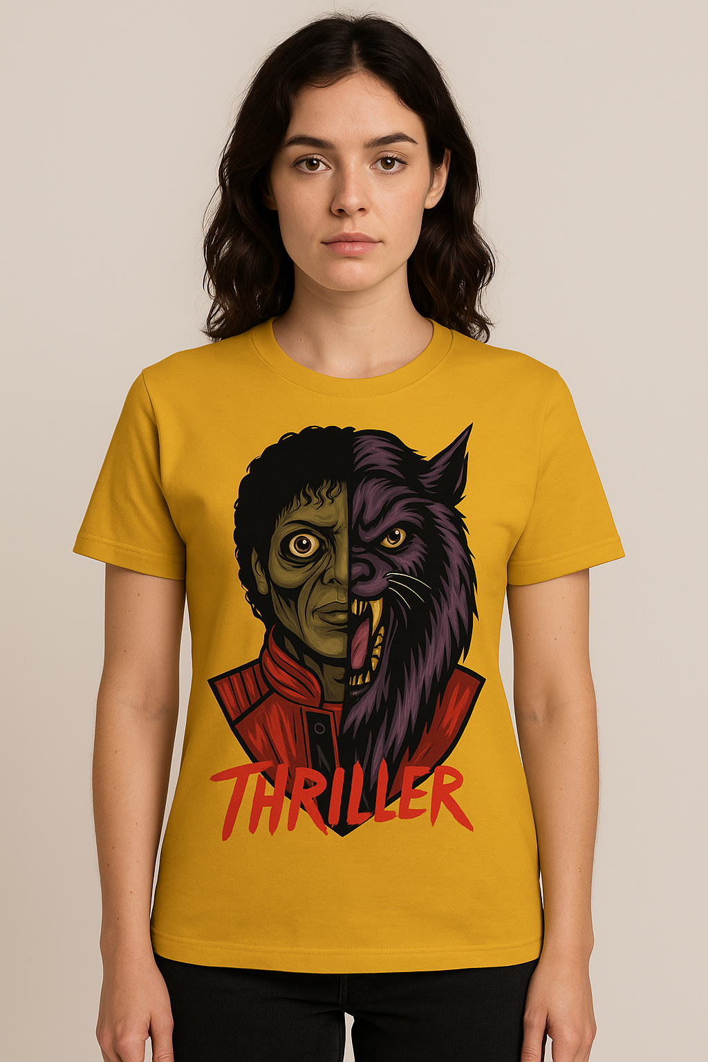 Algorhythm: MJ Thriller Split Face Tee