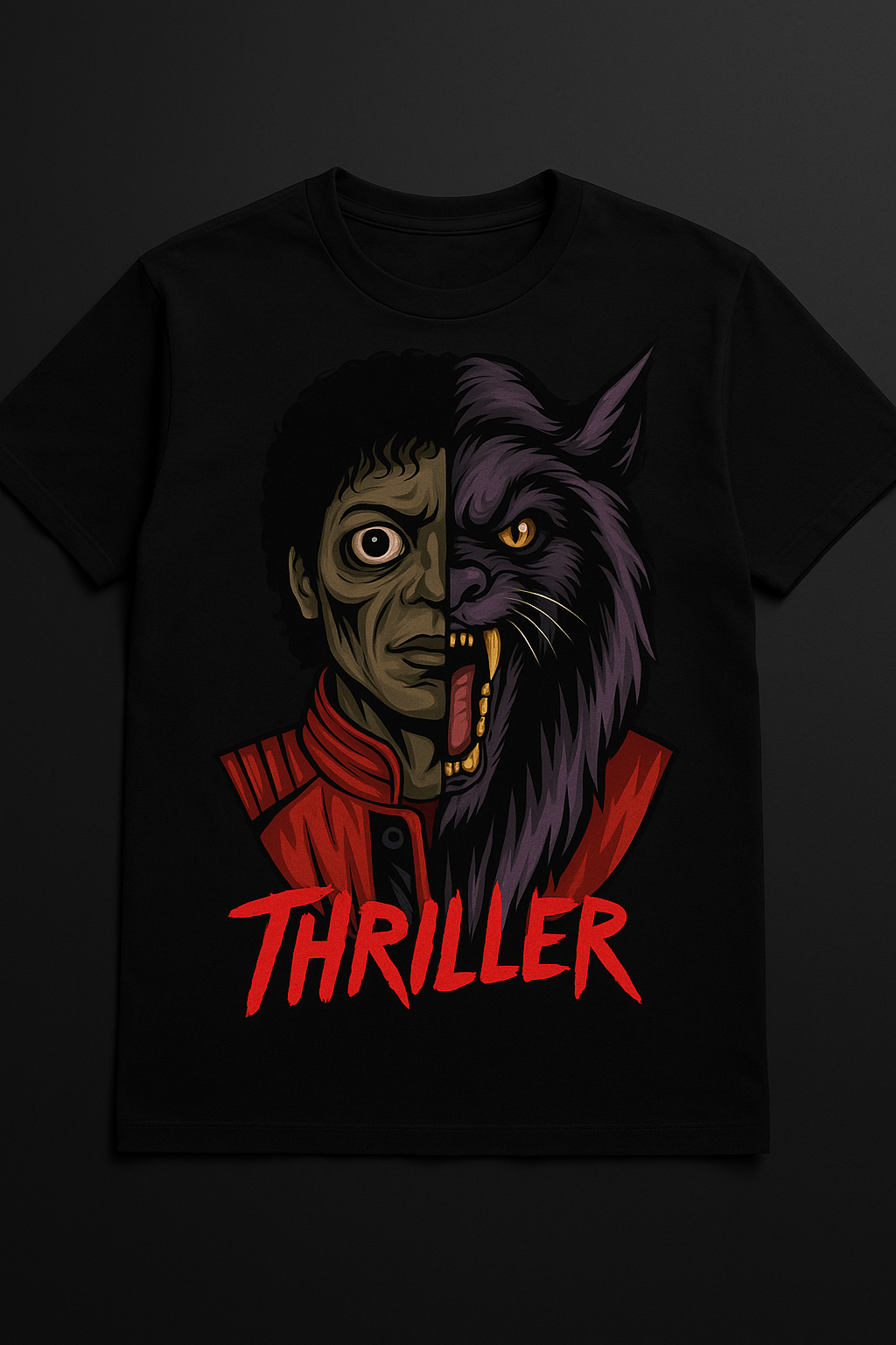 Algorhythm: MJ Thriller Split Face Tee