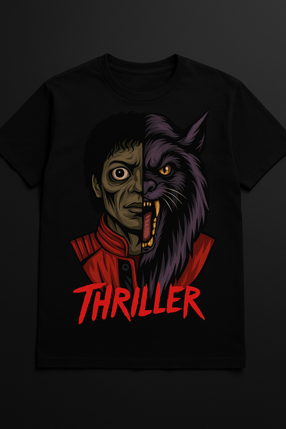 Algorhythm: MJ Thriller Split Face Tee