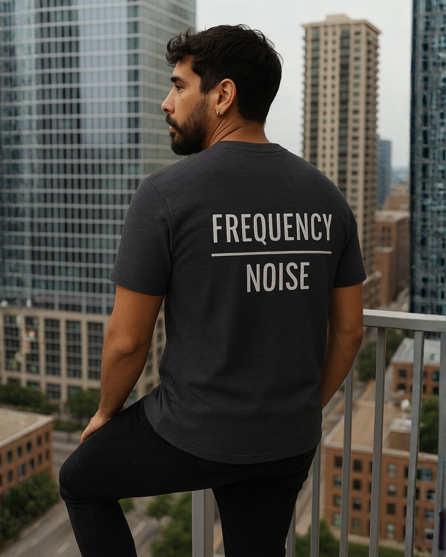 Algorhythm: AR Frequency > Noise Premium Tee