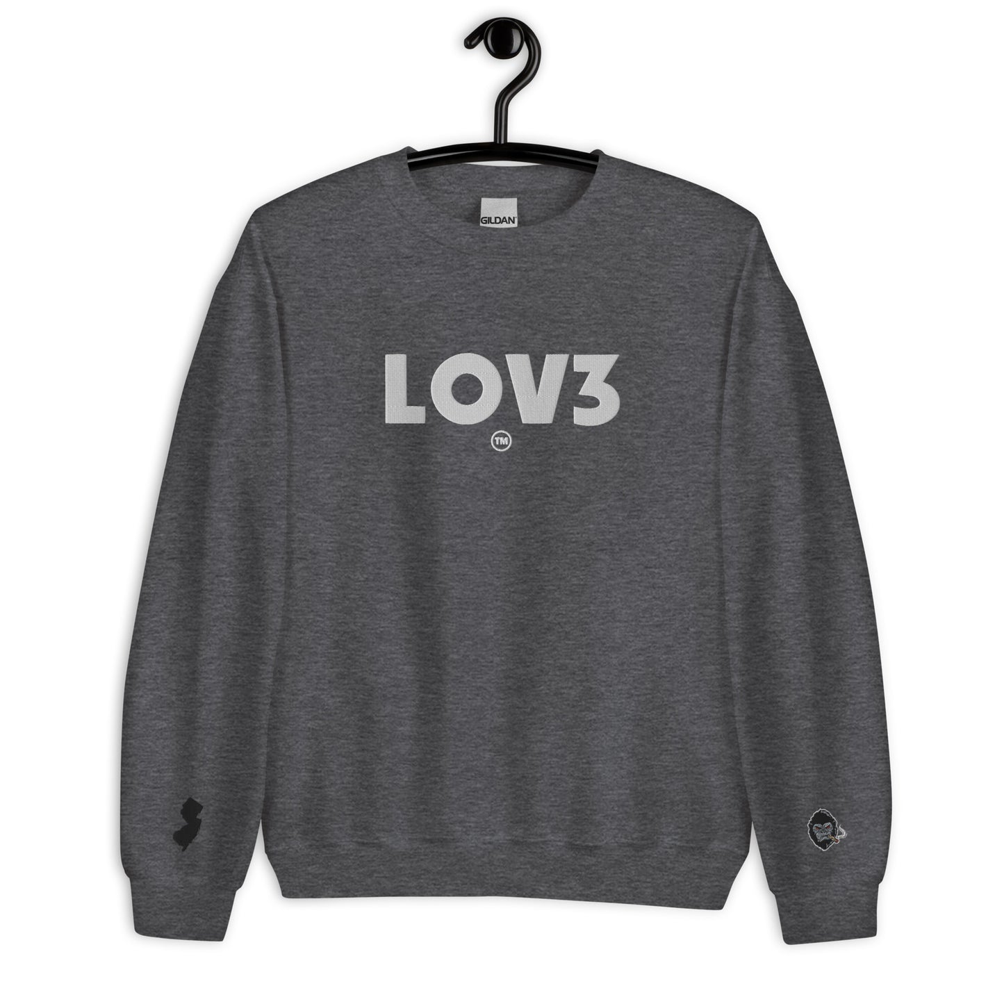 BigSmoke Soprano Clothing: LOV3 J3RZ Unisex Sweatshirt