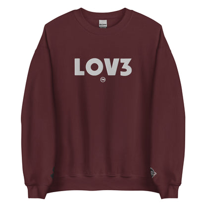 BigSmoke Soprano Clothing: LOV3 J3RZ Unisex Sweatshirt