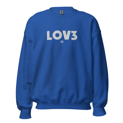 BigSmoke Soprano Clothing: LOV3 J3RZ Unisex Sweatshirt