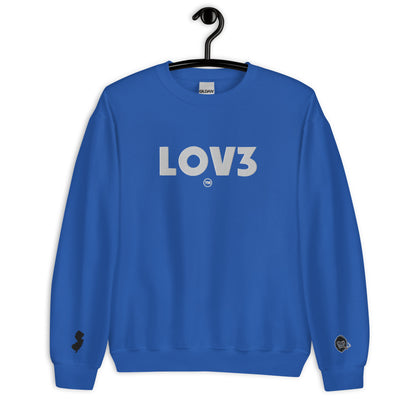 BigSmoke Soprano Clothing: LOV3 J3RZ Unisex Sweatshirt