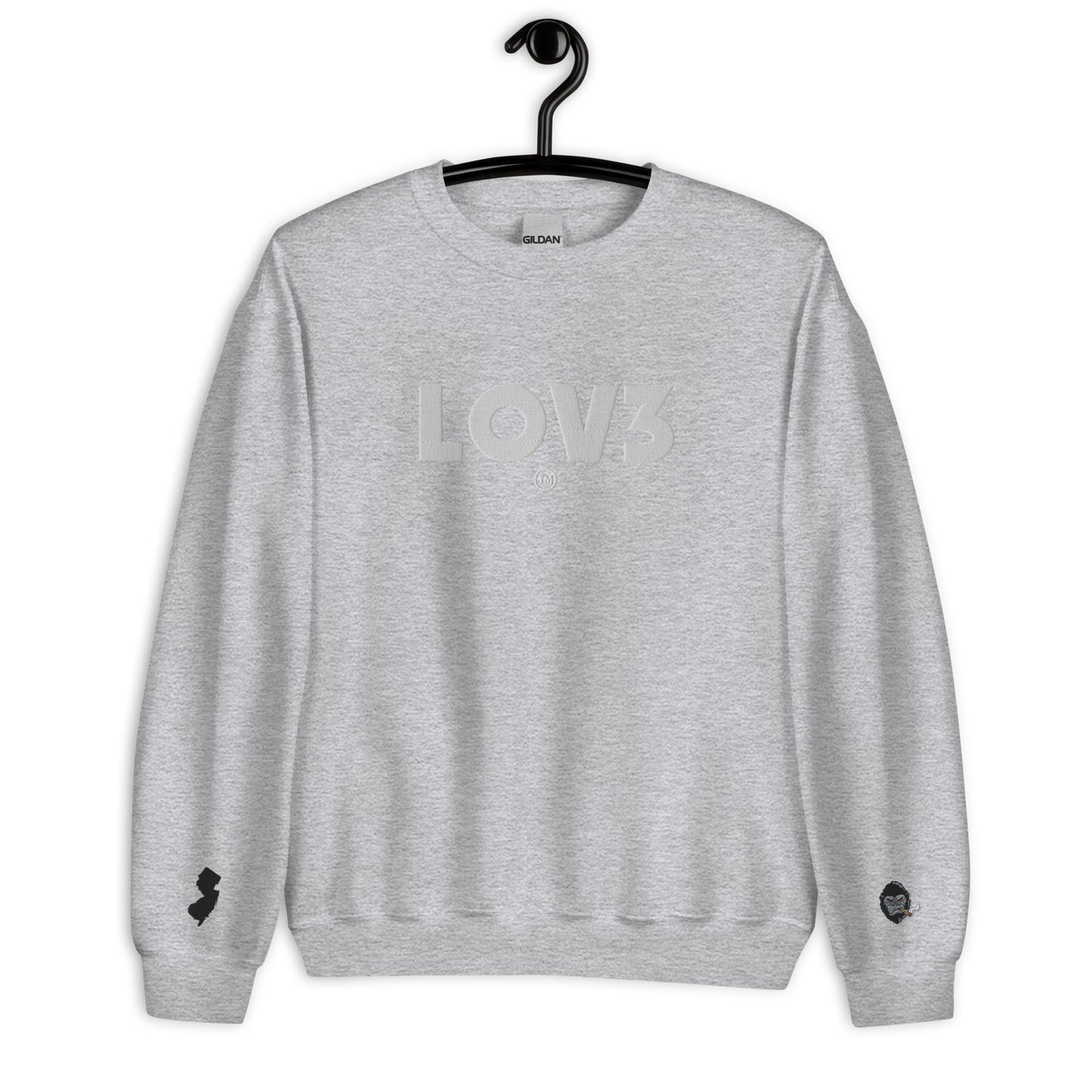 BigSmoke Soprano Clothing: LOV3 J3RZ Unisex Sweatshirt