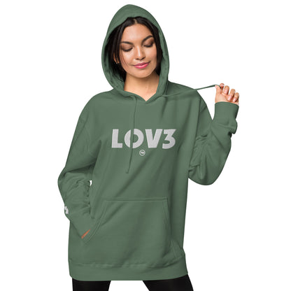 BigSmoke Soprano Clothing: LOV3 J3RZ Unisex Dyed Hoodie