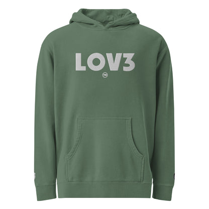 BigSmoke Soprano Clothing: LOV3 J3RZ Unisex Dyed Hoodie