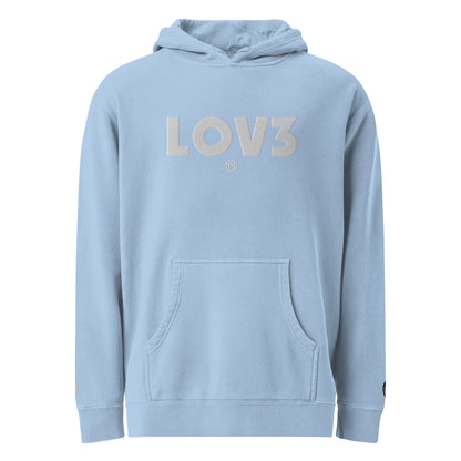 BigSmoke Soprano Clothing: LOV3 J3RZ Unisex Dyed Hoodie