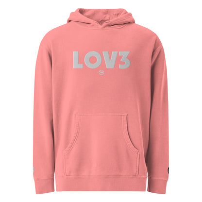 BigSmoke Soprano Clothing: LOV3 J3RZ Unisex Dyed Hoodie