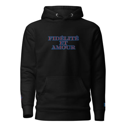 BigSmoke Soprano Clothing: BigSmoke Soprano Worldwide Collection: fidélité et amour Unisex Hoodie (France Edition)