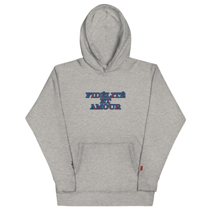 BigSmoke Soprano Clothing: BigSmoke Soprano Worldwide Collection: fidélité et amour Unisex Hoodie (France Edition)
