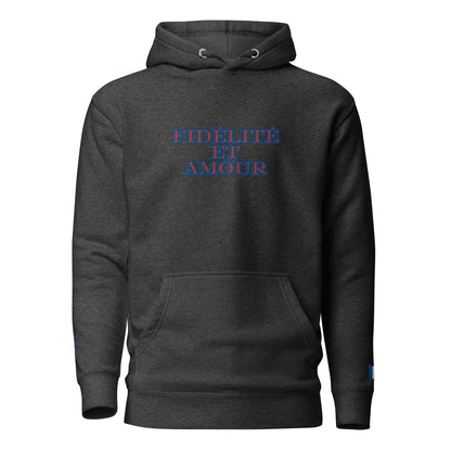 BigSmoke Soprano Clothing: BigSmoke Soprano Worldwide Collection: fidélité et amour Unisex Hoodie (France Edition)