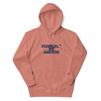 BigSmoke Soprano Clothing: BigSmoke Soprano Worldwide Collection: fidélité et amour Unisex Hoodie (France Edition)