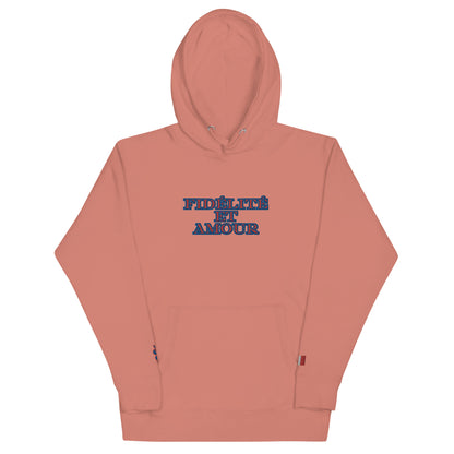 BigSmoke Soprano Clothing: BigSmoke Soprano Worldwide Collection: fidélité et amour Unisex Hoodie (France Edition)