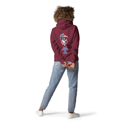 BigSmoke Soprano Clothing: BigSmoke Soprano Worldwide Collection: Consigámoslo Unisex Hoodie (Puerto Rico Edition)