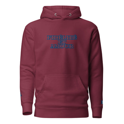 BigSmoke Soprano Clothing: BigSmoke Soprano Worldwide Collection: fidélité et amour Unisex Hoodie (France Edition)