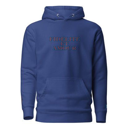 BigSmoke Soprano Clothing: BigSmoke Soprano Worldwide Collection: fidélité et amour Unisex Hoodie (France Edition)