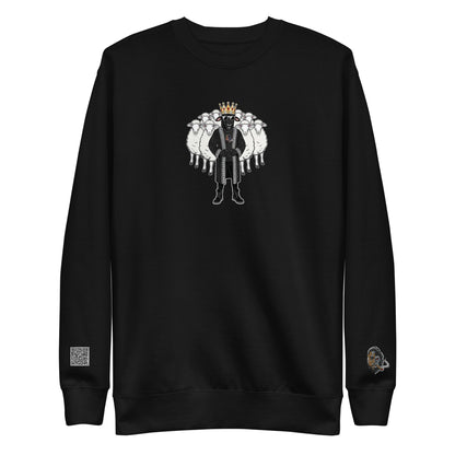 BigSmoke Soprano Clothing: Black Sheep Crewneck Long Sleeve Sweatshirt
