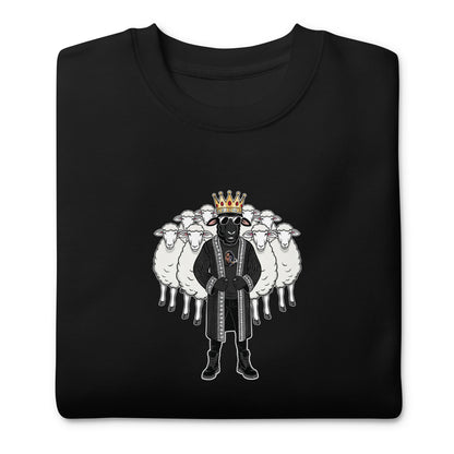 BigSmoke Soprano Clothing: Black Sheep Crewneck Long Sleeve Sweatshirt