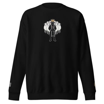 BigSmoke Soprano Clothing: Black Sheep Crewneck Long Sleeve Sweatshirt