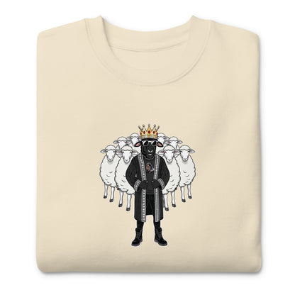 BigSmoke Soprano Clothing: Black Sheep Crewneck Long Sleeve Sweatshirt