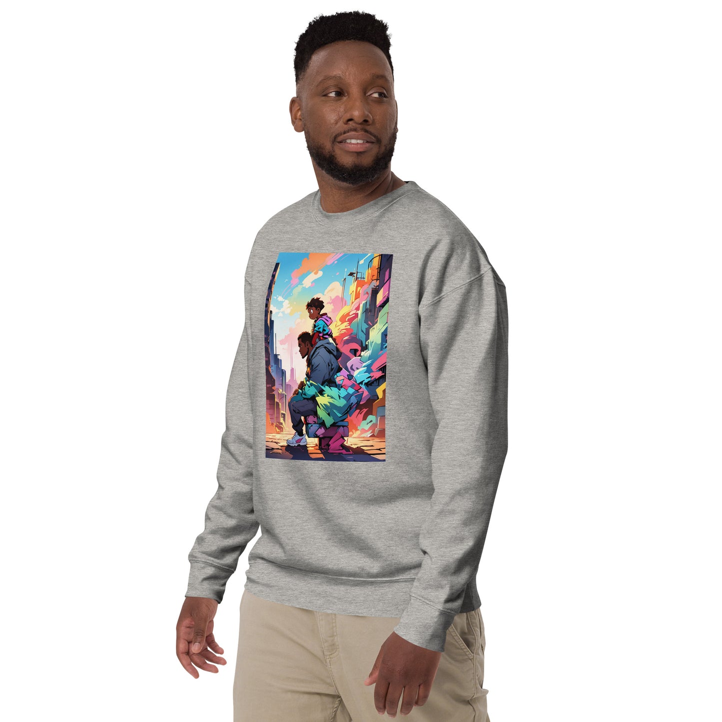 BigSmoke Soprano Clothing: The Protector Unisex Premium Sweatshirt