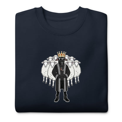 BigSmoke Soprano Clothing: Black Sheep Crewneck Long Sleeve Sweatshirt