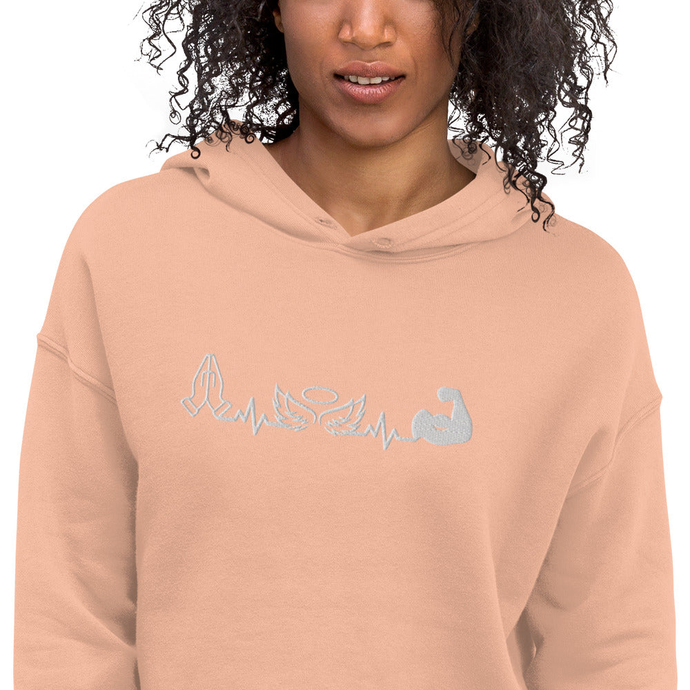 BigSmoke Soprano Clothing: Attitude of Gratitude Women's Crop Hoodie